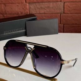 888 Gold Black Retro Pilot Sunglasses for Men Fashion Sun glasses UV400 Protection with Box179T