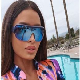 2019 foreign trade cross-border explosion models sunglasses Europe and America street shooting ins net red model square sunglasses265q