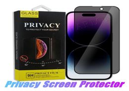 Premium Privacy Screen Protector Full Coverage Privacy Tempered Glass AntiSpy For iPhone 14 Pro Max 14Plus 13 13Pro 12 11 XS XR X8298609