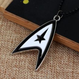 Pendant Necklaces Triangle Trek Necklace Space Exploration Amulet Colour Star Metal Jewelry For Men Women Fashion Accessaries280n