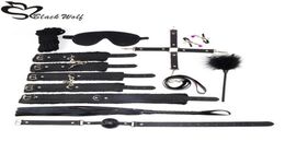 10 pcs bdsm bondage Sex Toys for Couples Exotic Accessories PU BDSM Sex Bondage Set Sexy Whip Rope Sex Products X06188109120