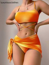 Women's Swimwear 2024 Sexy Womens Designers Bikinis Sets Clear Strap Shape Swimsuits Ladies Bathing Suits Swim Wear Beach Woman Mixed Luxury brands tankini