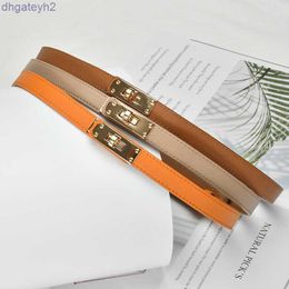 Belts Popular Womens Leather Thin Fashion Decorative Belt Dress Jeans Small Suits Formal Must-have Waistband Women Designer Multiple Colours PVW0