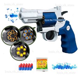 Gun Toys ZP5 357 Revolver Pistol Soft Foam Bullet Launcher Toy Gun Gel Ball Weapon Airsoft Shotgun Pistola for Kids Gift T240309