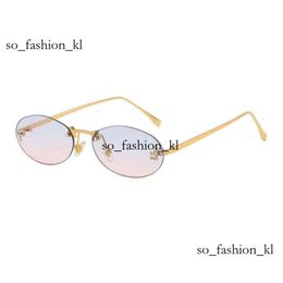 Fendis Sunglasses Star Style Elegant Diamond Set Oval Male Letter Frameless Sunglasses Female 926 Fd Sunglasses
