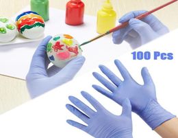 Children039s Mittens 100 Pcs Kids Disposable Nitrile Rubber Gloves Crafting Painting Household Cooking Cleaning Universal For 42622097