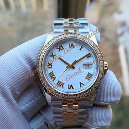 BP Maker m126283rbr 126283 126231 126234 36mm Woman's watches Men's Watch Diamond Bezel Tow Tone Gold bracelet medium-sized Wristwatches
