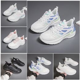 New men women shoes Hiking Running flat Shoes soft sole fashion white black pink bule comfortable sports Z1838 GAI