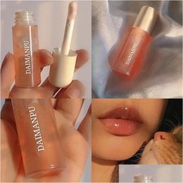 Lip Gloss Cute Crystal Lip Gloss Fruit Oil Clear Moisturizing Y Lipstick Long Lasting Drop Delivery Health Beauty Makeup Lips Dhanz