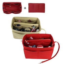 Women Cosmetic Bags Travel Bag Insert Liner Organiser Zipper Organiser Handbag Purse Makeup & Cases235j