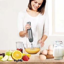 5-in-1 Multifunctional Handheld Stick Blender with Whisk 6 Adjustable Speeds for Kitchen 240228