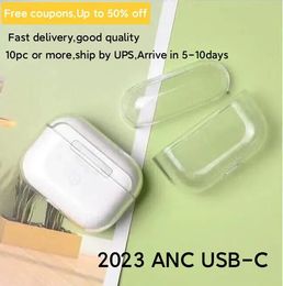 For Apple Airpods pro 2 2nd generation airpod3 Headphone Accessories Solid TPU Silicone Protective Earphone Cover Wireless Charging Shockproof Case