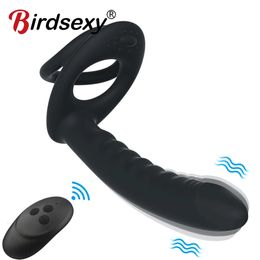 Strapon Dildo Vibrator Sex Toys For Woman Couples Anal Pussy Masturbator Erotic Double Penetration Plug Adult 240227