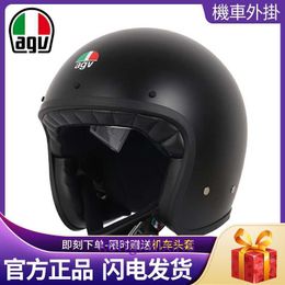 AGV X70 motorcycle helmet locomotive riding half 4 3 covered crown prince spring and summer personality VUPC