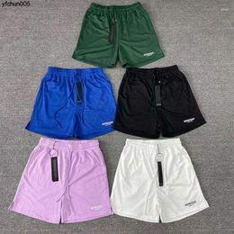 Mens Shorts Designer Sublimation Jogger Casual Mesh Wholesale Double Layer Lining Pockets Summer Blank for Men Short Qydf