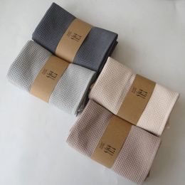 5Pcs Per Lot Restaurant Table Napkin Large Linen Napkins Cotton Waffle Cotton Embroidery Dishtowel Kitchen Towel Cleaning Cloth Te2116