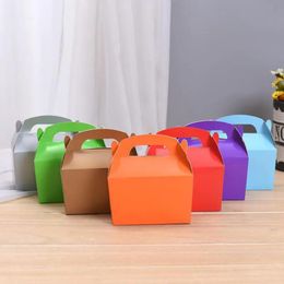 New Portable Gift Box Wedding Birthday Baby Welcome Party Gift Packaging Creative Lunch Box Candy Chocolate Cake Gift Box 240309