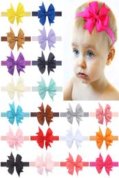 Grosgrain Ribbon Hairbows Baby Girl Accessories With Clip Boutique Hair Bows Hairpins Hairs ties7744283