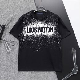 Tshirts Fashion T Shirts Mens Women Designers T-shirts Tees Apparel Tops Man S Casual Chest Letter Shirt Luxurys Clothing Sleeve Bur Clothes size M-3XL #003