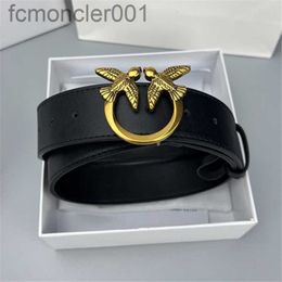 2024 New Designer Belt Brand Mens 4.0cm Womens 3.0cm Swallow Buckle Classic Genuine Leather Trend Fashion Leisure Bird Cowhide Gift Box Wholesale GRHI