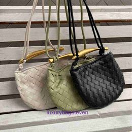 Top original Bottgs's Vents's sardine wholesale tote bags online shop Woven bag handbag dumpling casual and versatile real leather With Real Logo