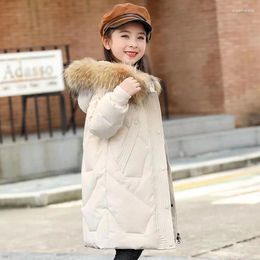 Down Coat Jacket Fashion Middle-Aged Children's Children Winter Baby Thickening Girls Jackets