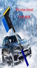 3in1 Multifunction Long Handle Car Ice Scraper Snow Shovel Brush Winter Car Window Windscreen Snow Removal Car Care1825055