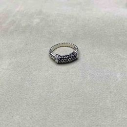 Fashion Jewelry Platinum Band Ring Rings Designer Diamond High Quality Mens Black White Diamond Plated Womens284e