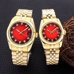 Brand new luxury watch 36 41mm precision durable automatic movement for men and women 316 fine steel strap2263