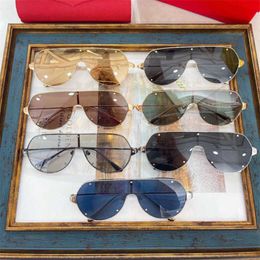 2024 Luxury Designer New luxury designer year old wind one-piece glasses men's Sunglasses driving driver's anti ultraviolet sunglasses CT0324