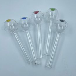Glass Oil Burner Pipe hookahs Spoon Pyrex Hand Pipes For Smoking Accessories Tobacco Tool