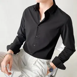Men's Suits Custom Shirts For Men Tailor-made Casual Fashion Slim Fit Business Long Sleeves Korean Style Clothing S-XL
