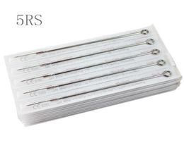 Box Of 50PCS 5RS Round Shader Premade Sterilized Disposable Tattoo Needles Supply 4164768