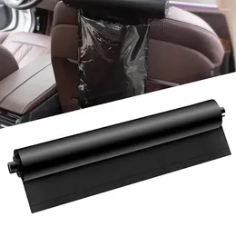 Interior Accessories Car Trash Bags Aluminum Metal Garbage Bag Holder Can (20 Plastic Bag)