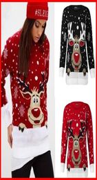 Women Sweater Ugly Christmas SHGTE weater Deer Warm Knitted New Long Sleeve Sweater Jumper Top ONeck Santa Claus Fashion Casual B5465898
