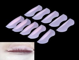 10PCS 5pairs Pro Silicone Eyelash Perming Curler Curling False Fake Eye Lashes Extension Shield Pad4155960