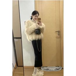 Wealthy Thousand Gold Mink Plush Coat Women's Autumn Winter Clothing Imitation Otter Rabbit And Integrated Tongxiang Xinji Haining Fur 105138