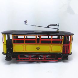 Funny Adult Collection Retro Wind up toy Metal Tin The trolley toy Mechanical toy Clockwork toy figures model kids gift 240307