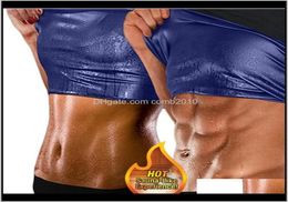 Women Men Thermo Shirt Sweat Sauna Tank Tops Body Shapers Waist Trainer Slimming Vest Fitness Shapewear Modelling Belt Klspv Sdeen7327472