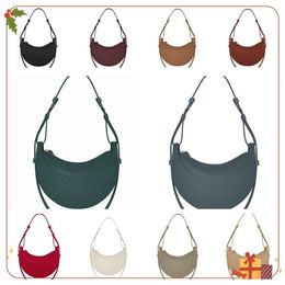 Designer Bag Luxury bag Numero Dix Half-moon Bag Full-grain Textured Smooth Calf Leather Tote Zip Closure Crossbody Popular Women Hobo Handbags Shoulder Bags Purse