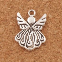 Flying Angel Wing Charms Pendants 120pcs lot 21 5x15 4mm Antique Silver L216 Jewelry Findings & Components209L