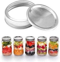 Mason Canning Lids Leak Proof Sealing Food Keeping Fresh 7086MM Regular Mouth Mason Jar Covers Kitchen Supplies6784603