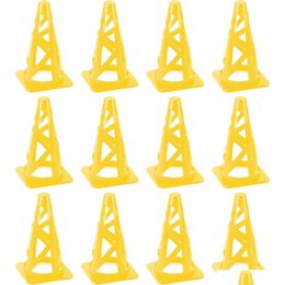 Other Sporting Goods 9 Collapsible High Hat Sport Cone Markers For Indoor/Outdoor Agility Training Drop Delivery Sports Outdoors Dh3Js