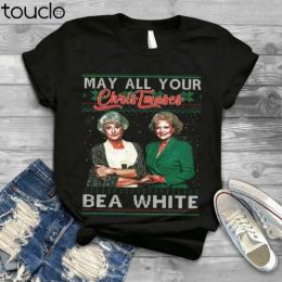 T-Shirts May All Your Christmases Bea White Golden Girls Gift Christmas TShirt unisex