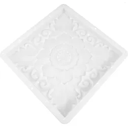 Garden Decorations Floor Tile Mold Decor Walkway Paving Mould DIY Plastic Pavement Stepping Path Maker Modeling Tool Concrete Molds