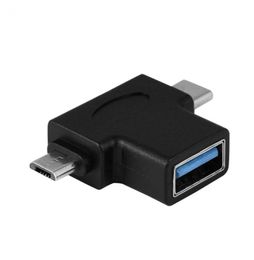 Mini 2 In 1 OTG Adapter Micro USB USB 31 TypeC Male to USB 30 Female OTG Converter Adapter3726779