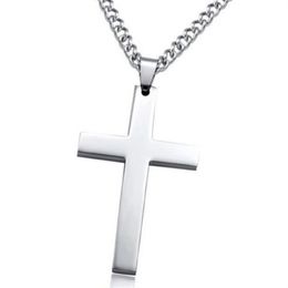 European and American personality cross pendant men's necklace whole women's necklace318i