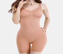 Corset Women Seamless Full Body Tummy Shaper Control Bodysuit Backless Slimming Shapewear 0720017923400