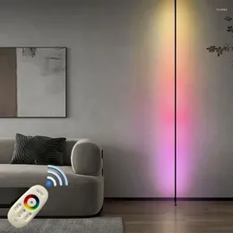 Wall Lamp Modern RGB CCT LED Light Skyline Linear Lights For Bedside Living Bedroom Decor Sconce Indoor Colorful