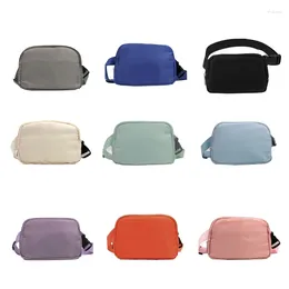 Waist Bags Lightweight Nylon Fanny Pack Women Men Solid Color Small Belt Bum Bag Casual Travel Outdoor Sports Crossbody Chest